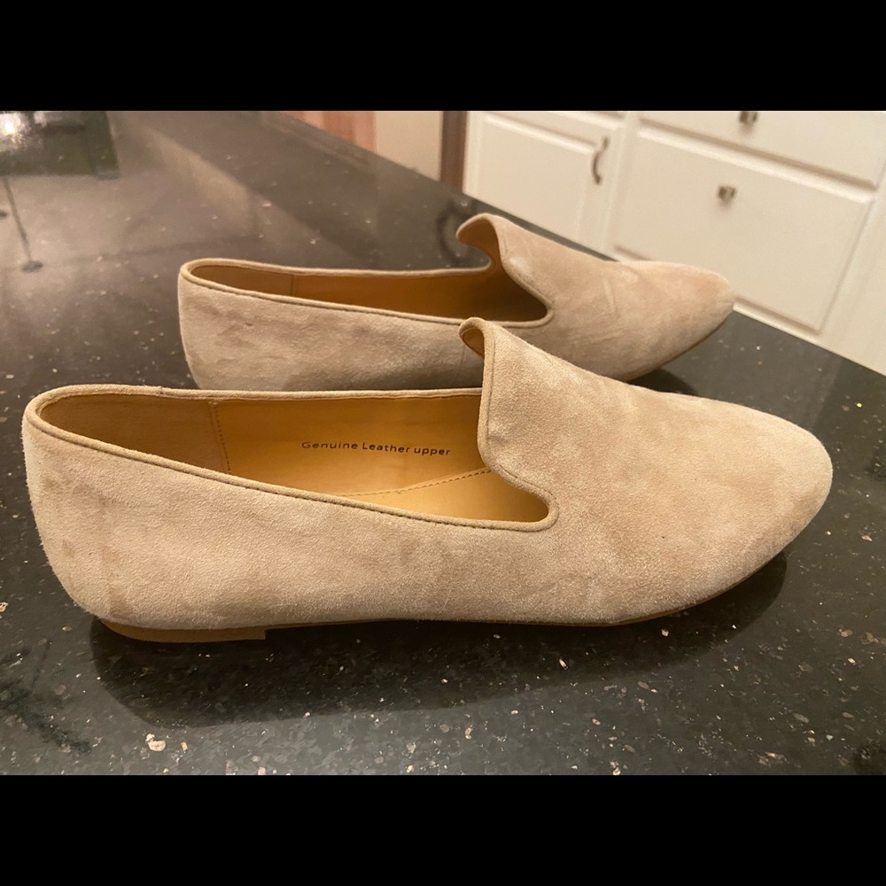 EUC J. Crew Suede Smoking Loafer
